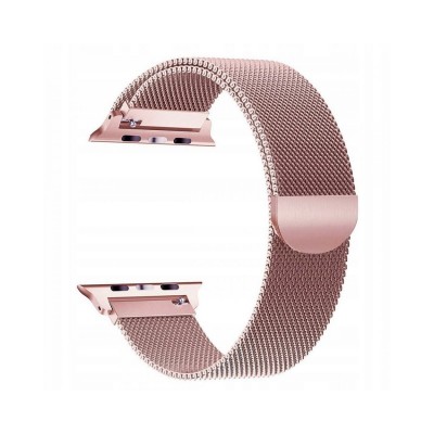 Curea Apple Watch, Tech Protect Milanese Loop, Compatibila Cu Apple Watch 1/2/3/4/5 (38/40mm) ,Rose Gold